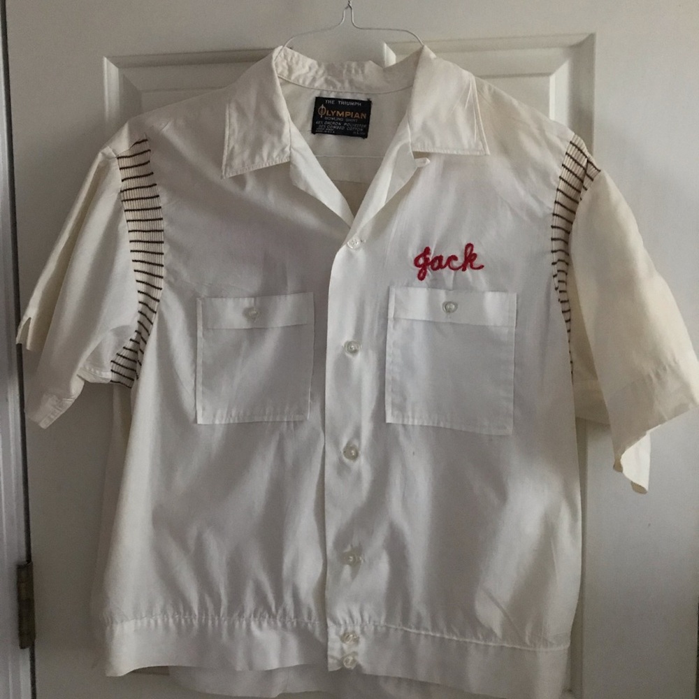 Vintage Olympian Bowling Shirt